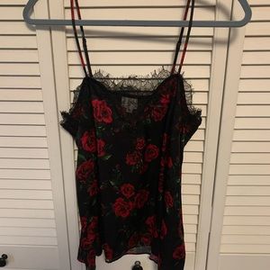 Cami NYC medium silk lace top